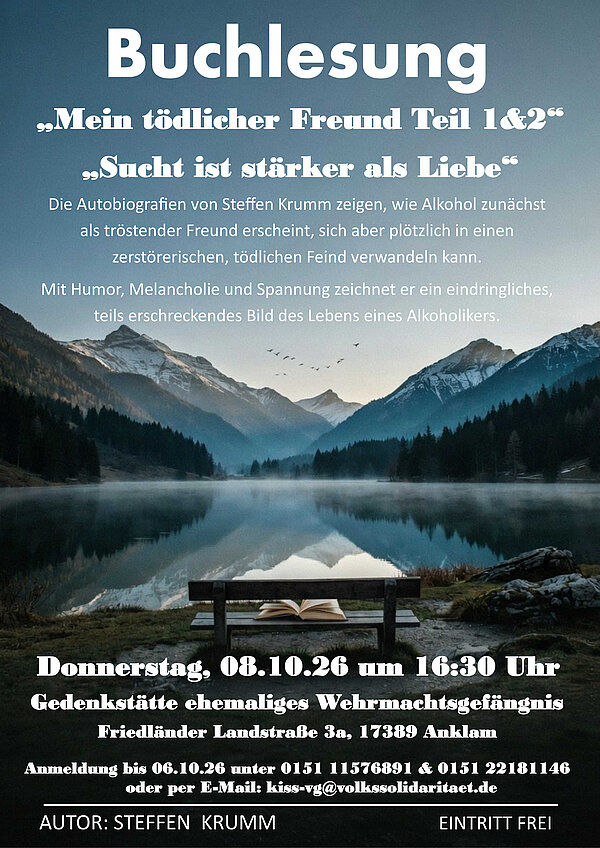Ankündigungs-Plakat für 8.10.2026 in Anklam